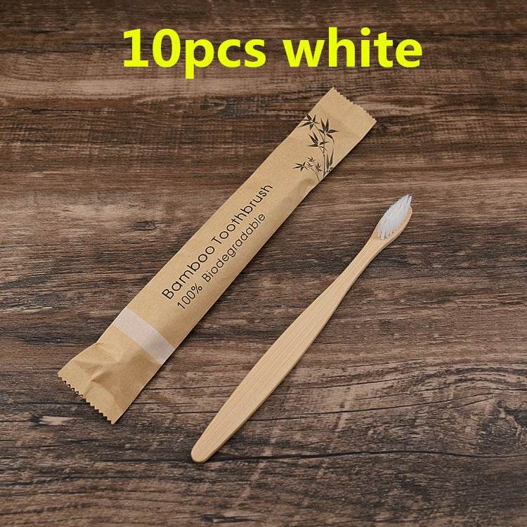toothbrush Bamboo Resuable Toothbrushes