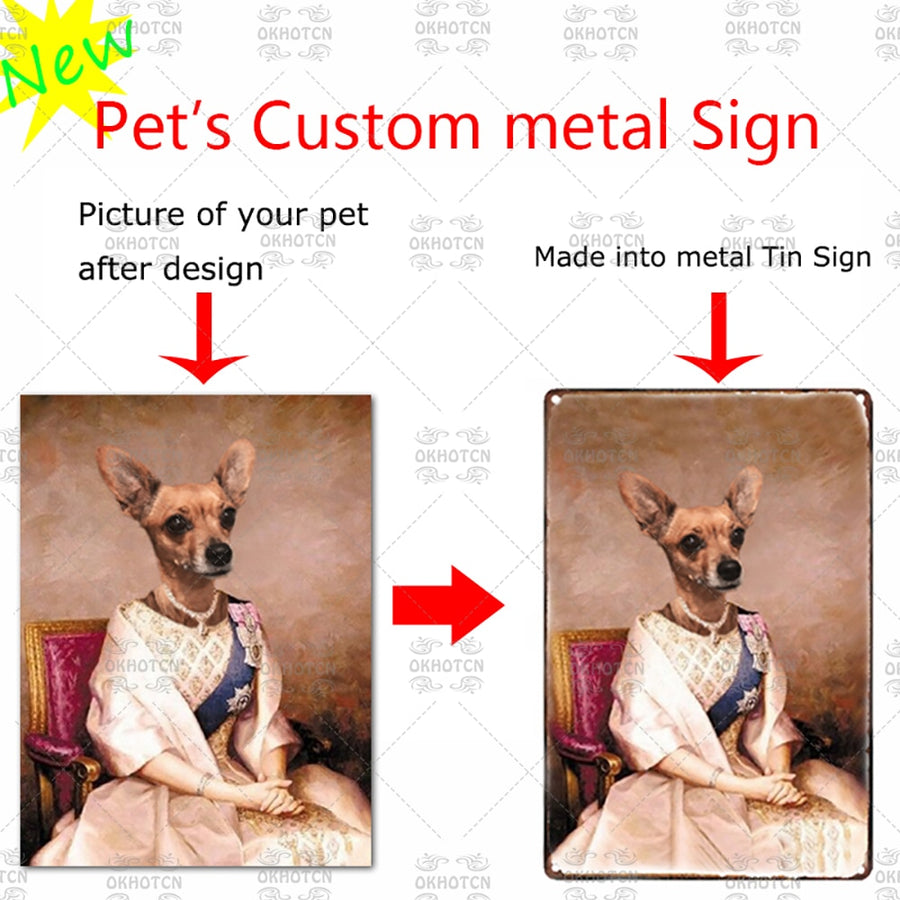 Custom Pet Portrait Picture